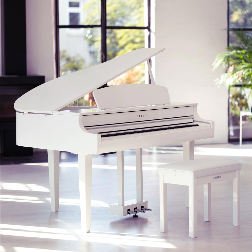 Piano Digital Clavinova CLP 765 GP WH Branco 88 Teclas Yamaha